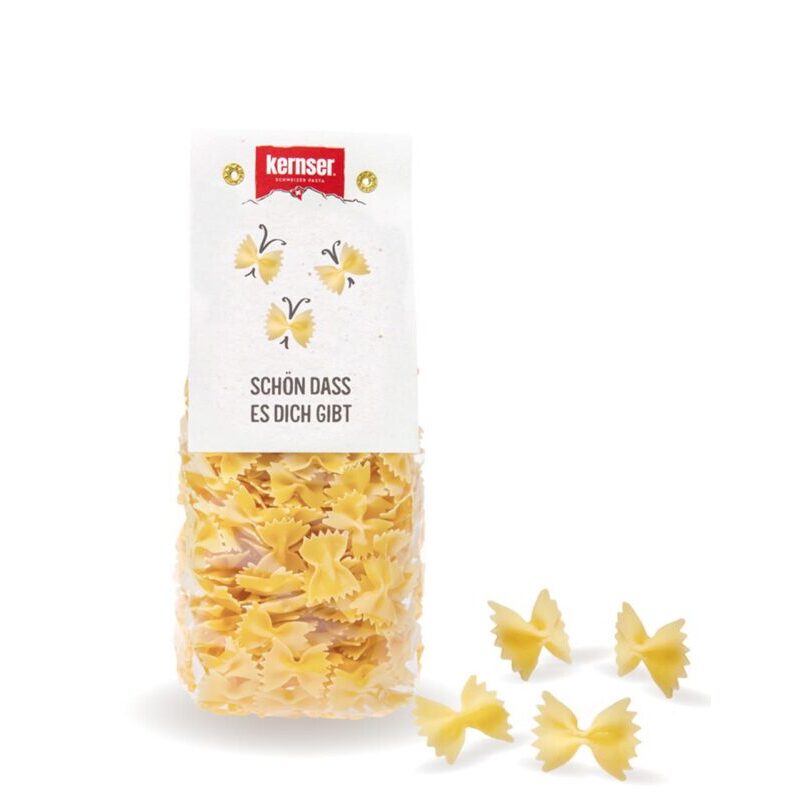 Schön dass es dich gibt 400g (Schmetterling/Krawättli), 3Ei