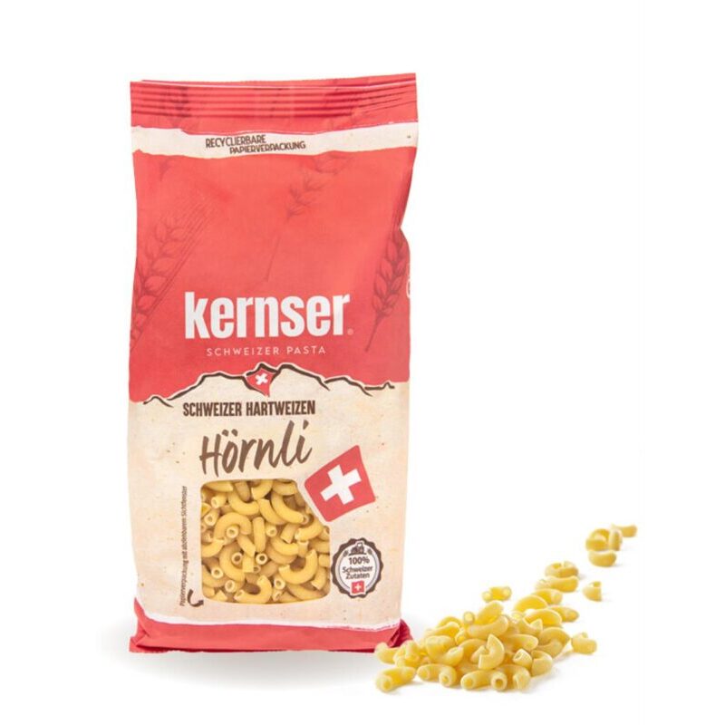 Hörnli Schweizer Hartweizen, vegan